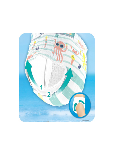 Pampers Splashers Size 3-4 1X12