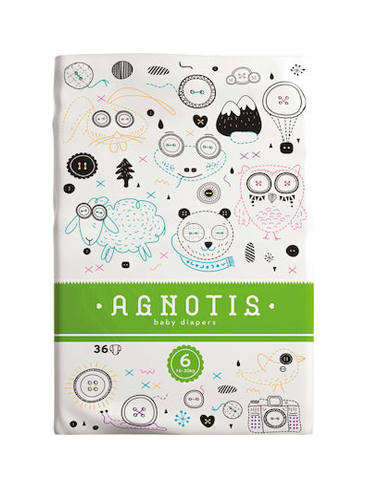  Agnotis Baby Diapers No 4 + ( 9-20kg) 40τμχ